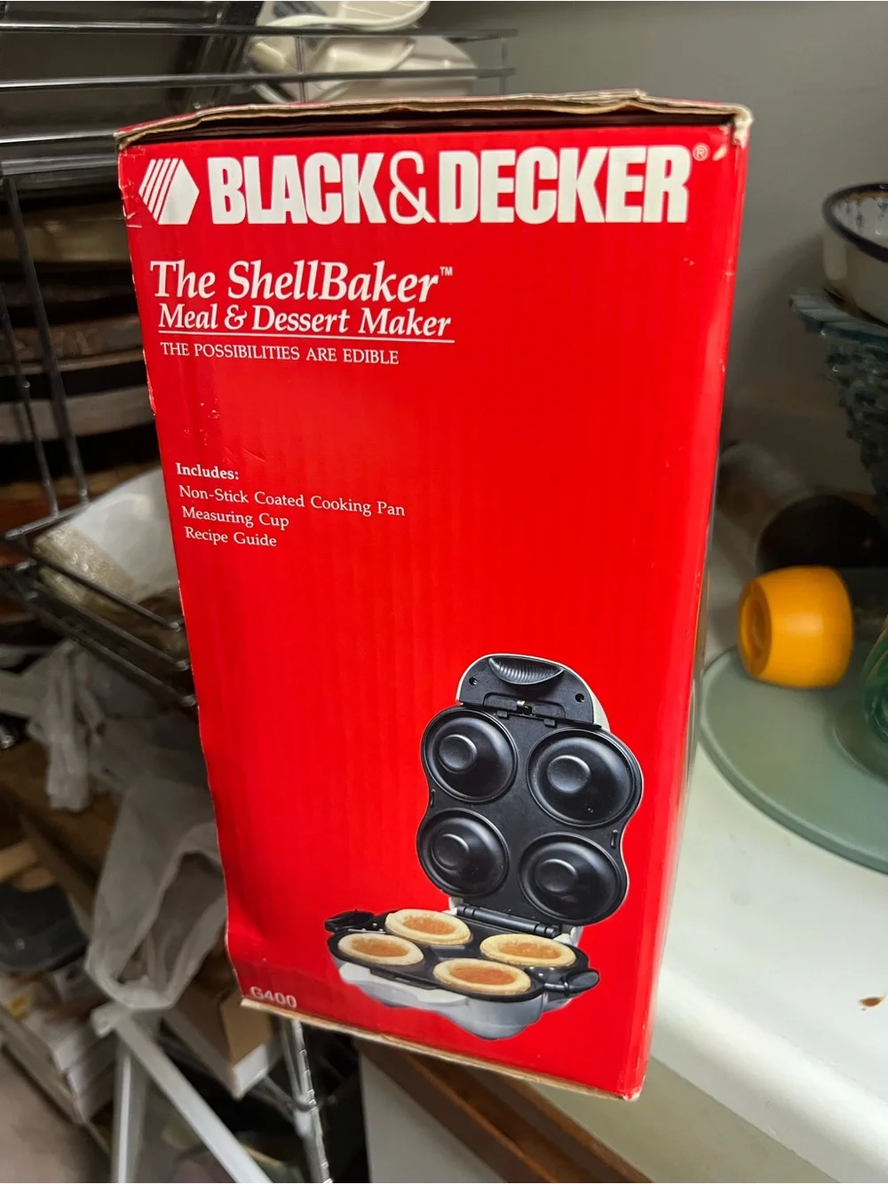 BLACK & DECKER The ShellBaker Meal & Dessert Maker - White